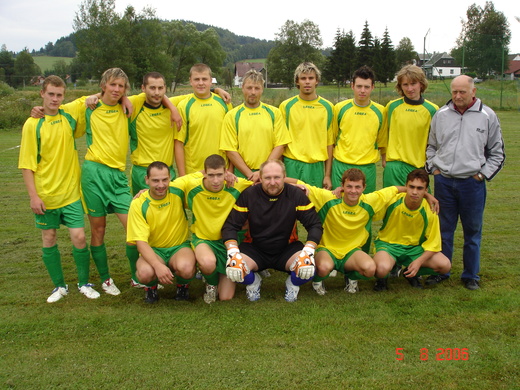 Turnaj ve Zbytinách dne 5. 8. 2006 - IV. místo