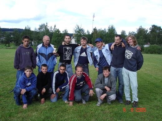 Turnaj ve Zbytinách dne 6. 8. 2005 - IV. místo