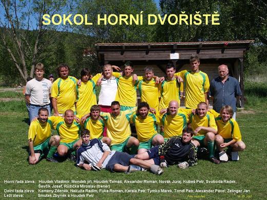 Vítězné utkání nad Černou v pošumaví 4 : 0 (1 : 0) ze dne 19. 05. 2007